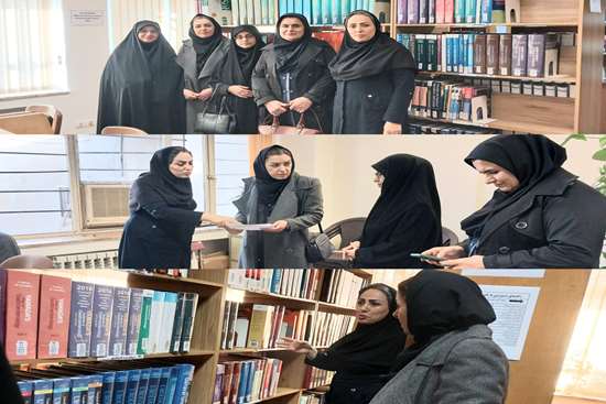  بازدید مدیر اطلاع‌رسانی پزشکی و منابع علمی از کتابخانه مرکز آموزشی، درمانی و پژوهشی رازی رشت 